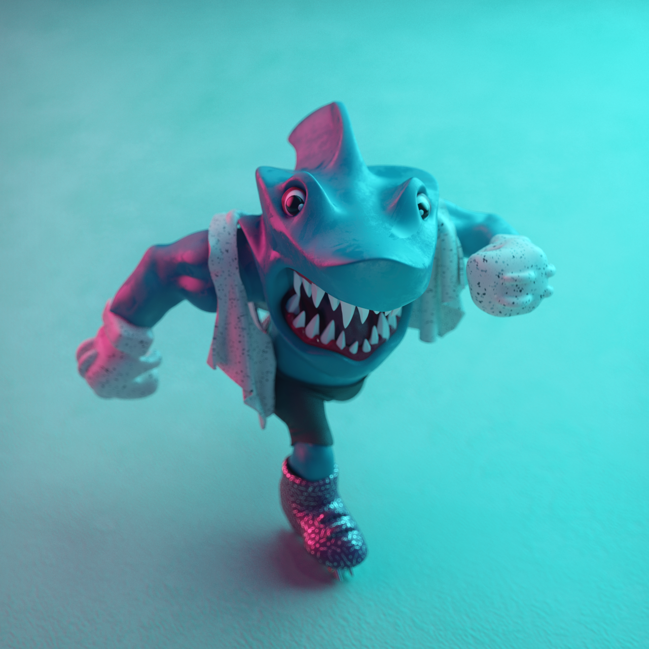 Street Shark Toy Animation